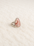 Rhodochrosite ring