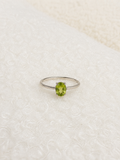 Peridot stone ring