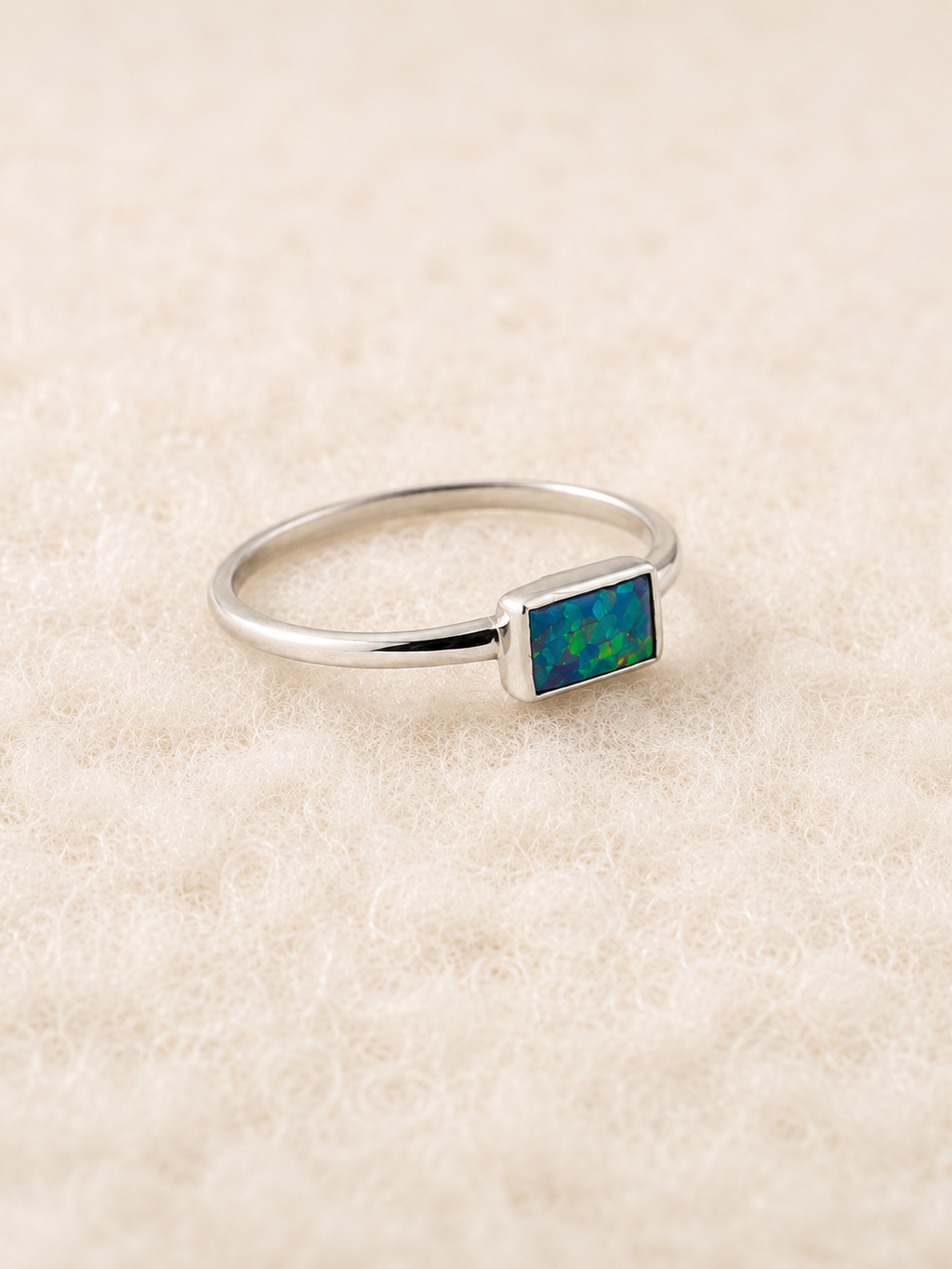 Blue Opal ring