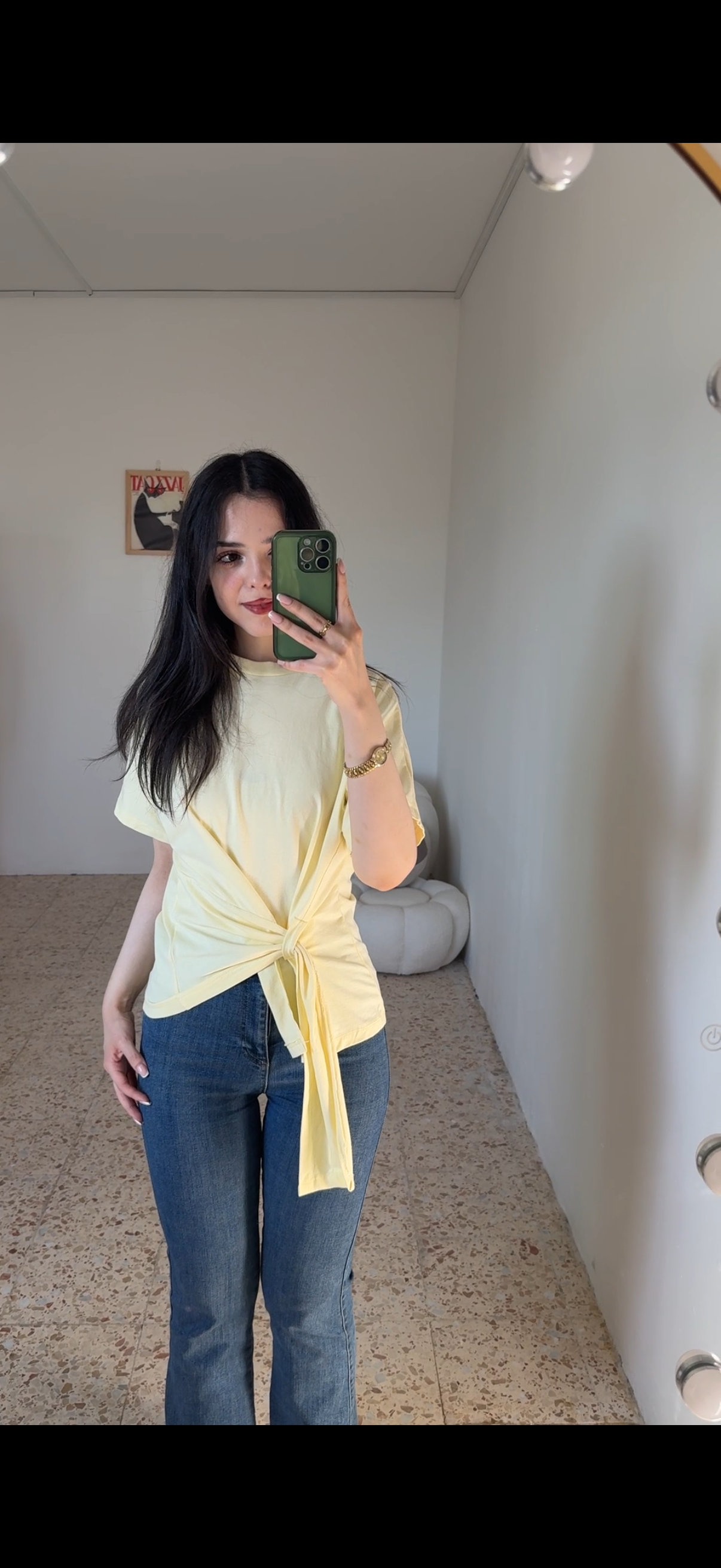 Yellow Tie Shirt