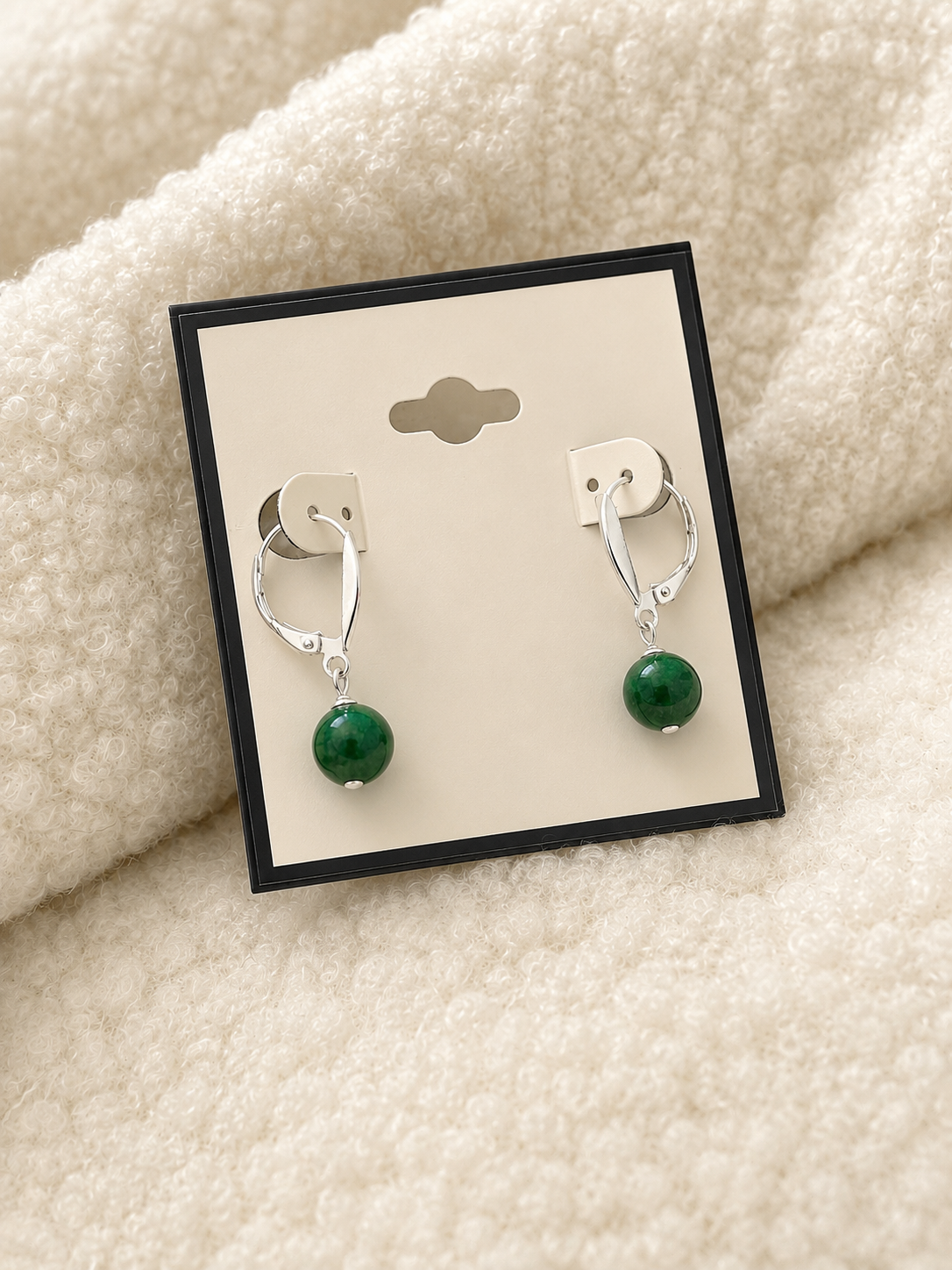 Green Stone Earring