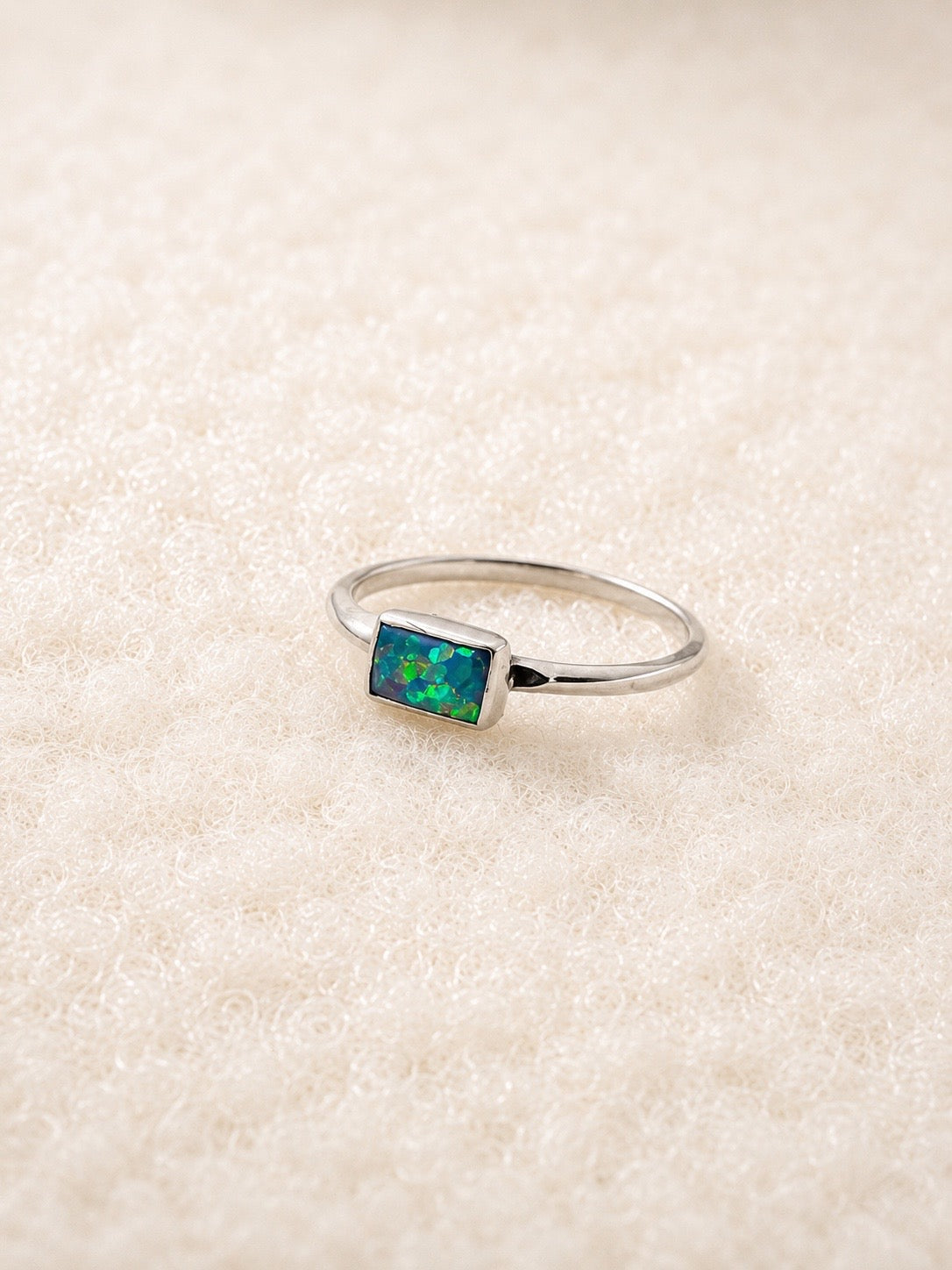 Blue Opal ring