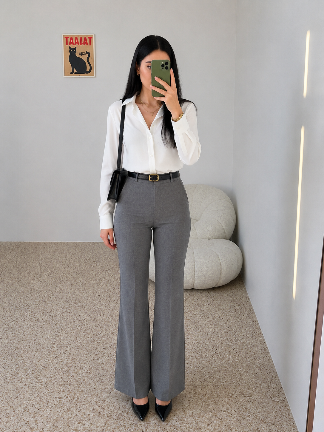 Gray Formal Pants