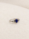Blue lapiz ring