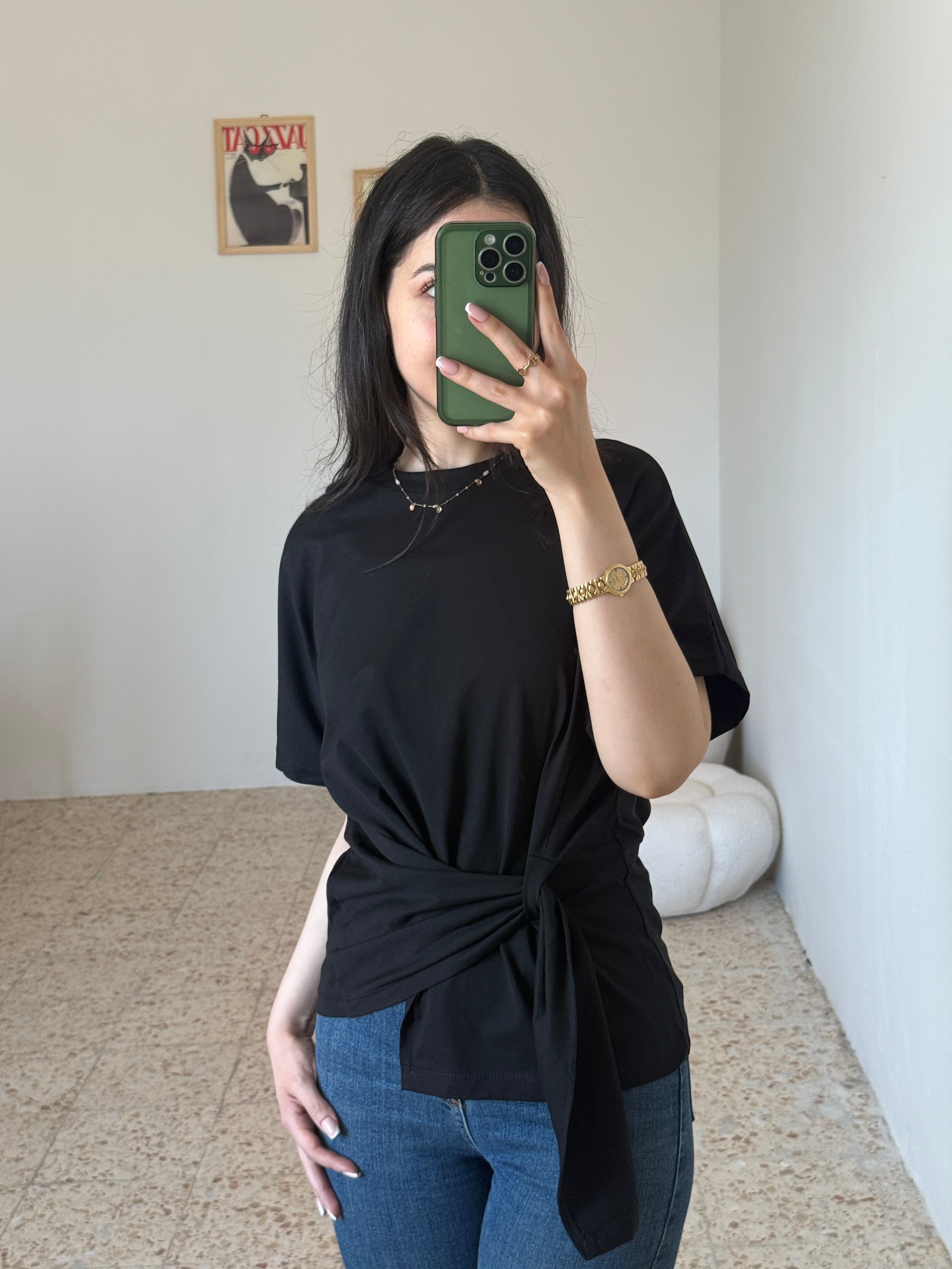 Black Tie Shirt