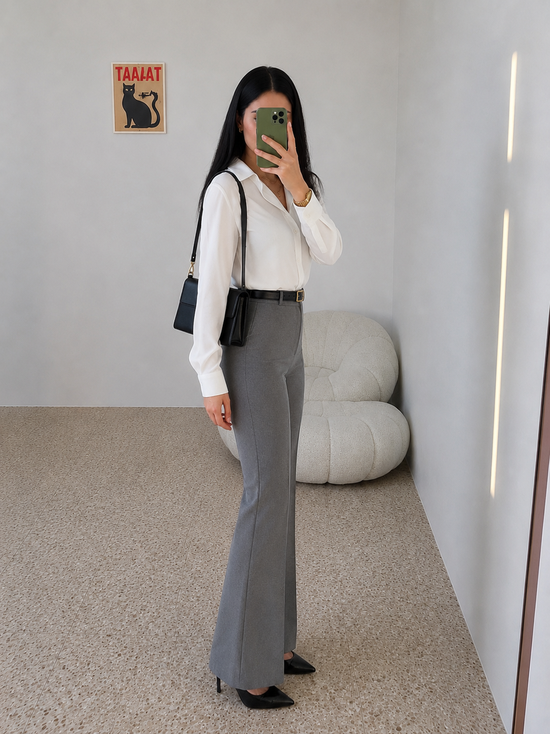 Gray Formal Pants